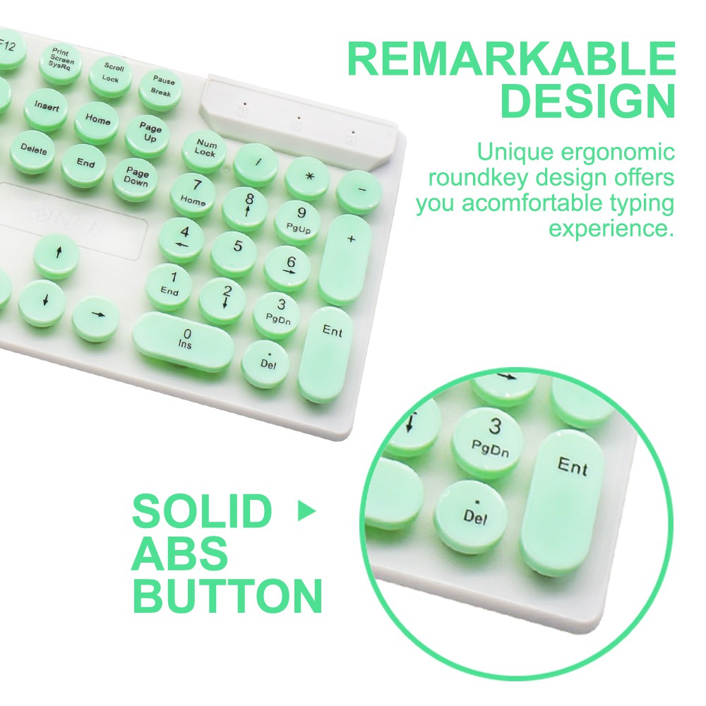 OKER KM-4018 KEYBOARD+MOUSE USB SKU-01881