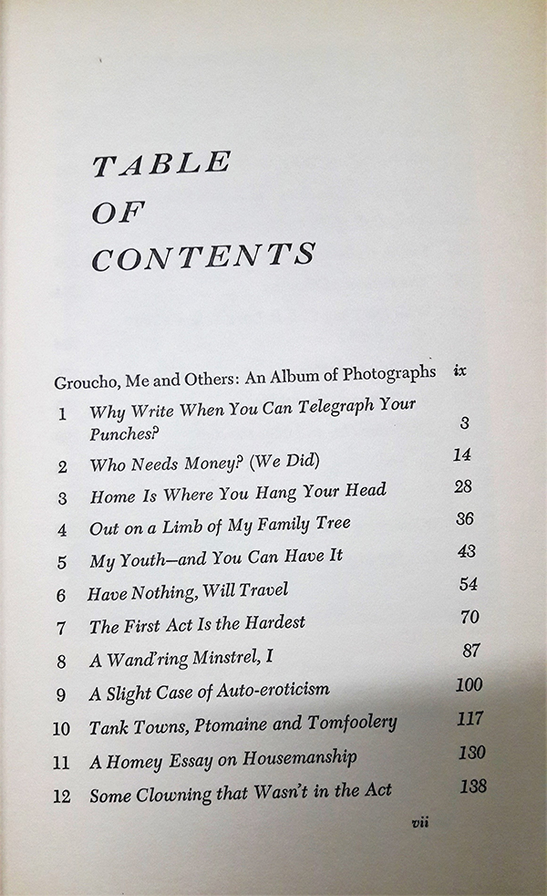 Groucho and Me. the Autobiography of Groucho Marx By (of All People! )