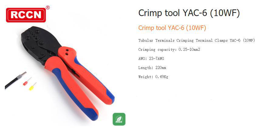 RCCN : Crimp tool YAC-6,(10WF)