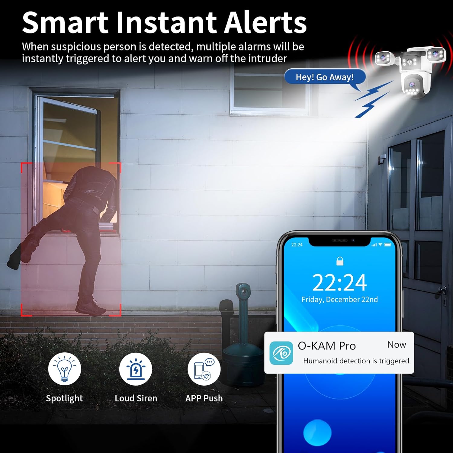 VSTARCAM CG621SR กล้องไอพีคาเมร่า IP CAMERA 4g/ 4กล้อง SKU-03163