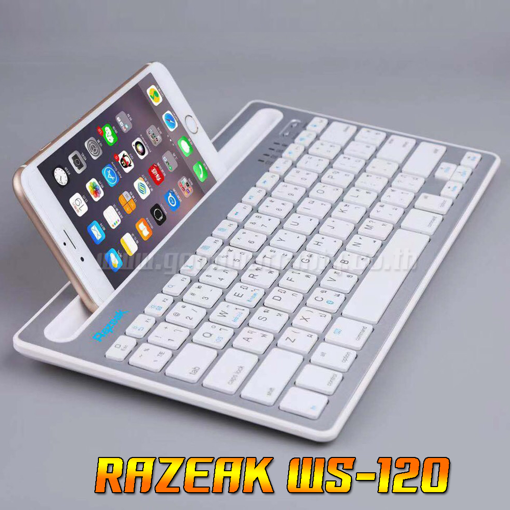 RAZEAK Bluetooth Multi-Device Keyboard รุ่น WS-BK102 สีดำ SKU-00850