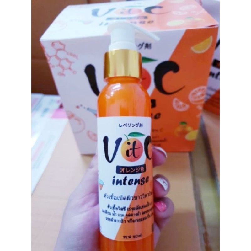 หัวเชื้อเปิดผิวขาววิตามินซี Vit c Intense120ml