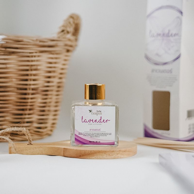 Baipai ก้านไม้หอมอโรมากลิ่นลาเวนเดอร์ 🧡