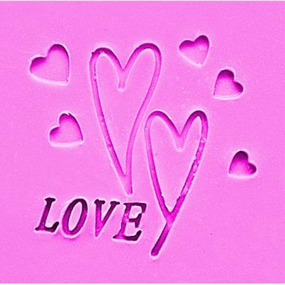 WITH LOVE SOAP STAMP 4 x 4 CM.