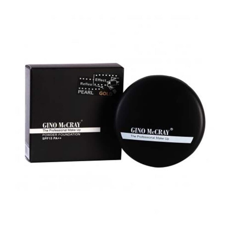 Beauty Buffet GINO MCCRAY THE PROFESSIONAL MAKE UP POWDER FOUNDATION SPF 15 PA++ แป้งทองคำ