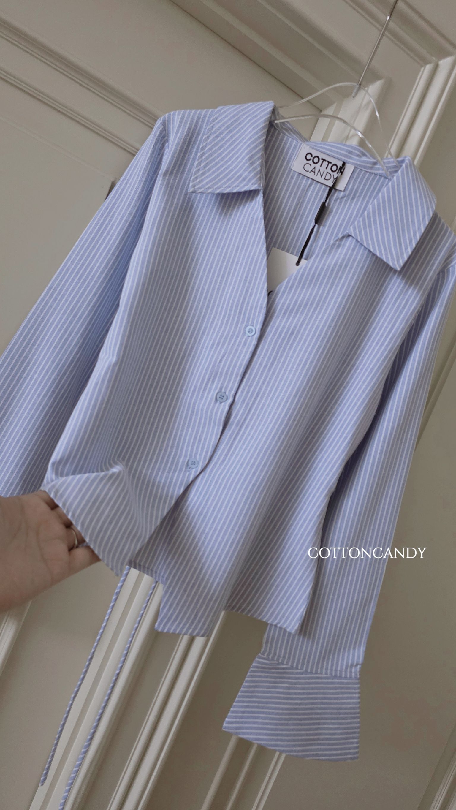 Tag#cottoncandy เสื้อเชิ๊ตดีเทลล่าสุด รุ่นนี้ผ้าคอตตอนเนื้อนำเข้าเนื้อดีมากๆ