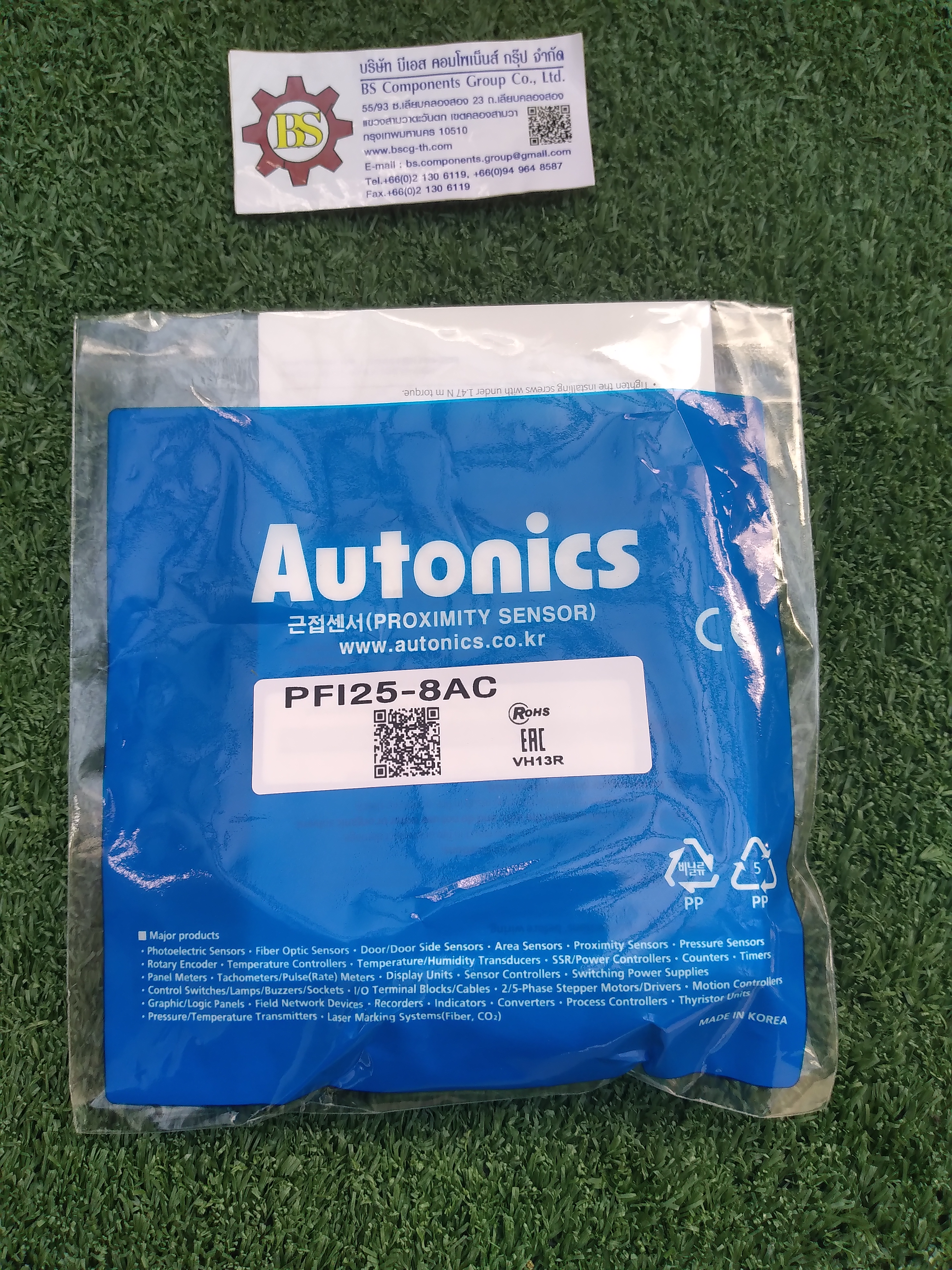 Autonics : PROXIMITY SENSOR PFI25-8AC AC 2- wire type 100-240VAC
