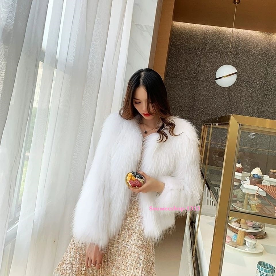 Fur Coat (โค้ทขนเฟอร์) เสื้อคลุมขนเฟอร์กันหนาวตัวสั้นมีซับในหนา ทรงเบสิคมาพร้อม 3 เฉดสี
