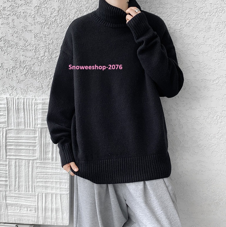 มีไซส์ใหญ่พิเศษ M–8X เสื้อสเวตเตอร์คอเต่าทรงหลวม ใส่แล้วเท่แบบโอปป้าเกาหลี ุ่มฟูทั้งตัว บุขนด้านในเพิ่มความอบอุ่น ไม่คัน ไม่อึดอัด ใส่เที่ยวต่างประเทศได้สบายสุดๆ ใส่แล้วพรางหุ่น ดูเพรียวขึ้น ไม่เทอะทะแน่นอน เลือกได้ถึง 5 สี ใส่คู่กางเกงยีนส์หรือโค้ทก็เท่ท