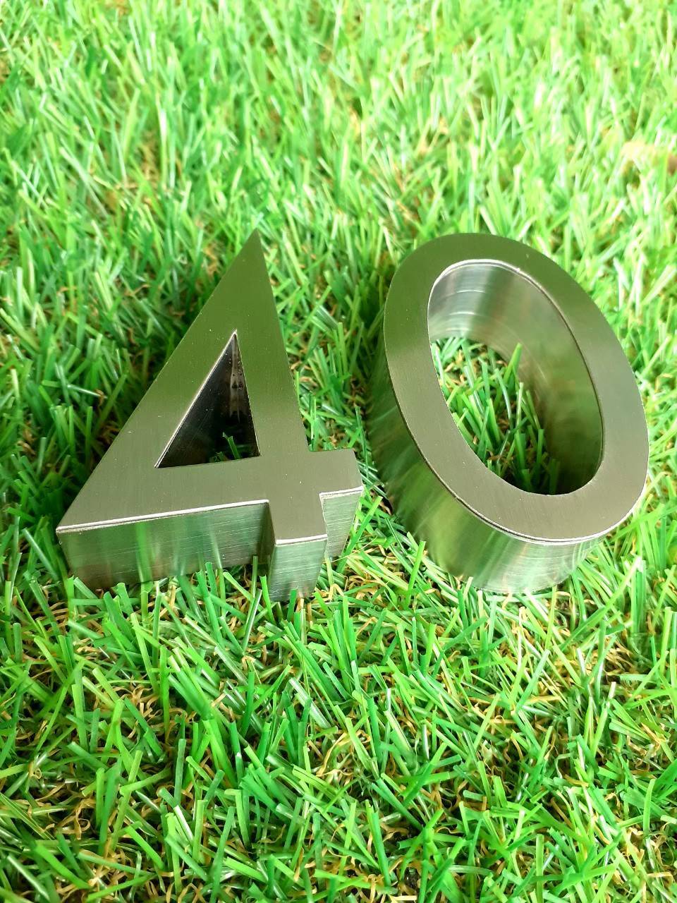 ป้ายบ้านเลขที่ อักษรโลหะ