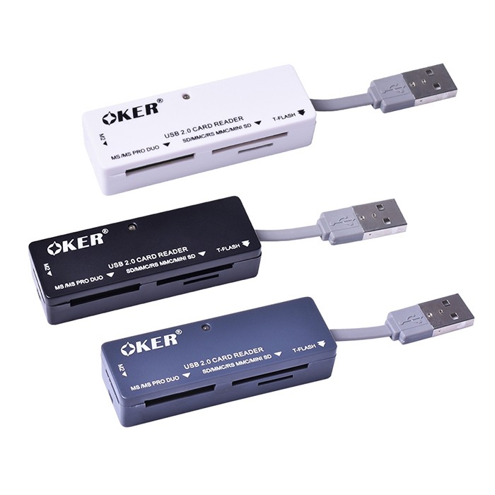 C-09 OKER CARDREADER All in One USB V2.0 CR-EX-OK-C09BK