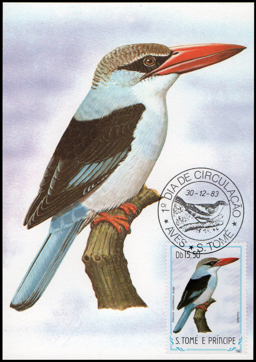Post Cards S.Tome E Principe Bird 1983