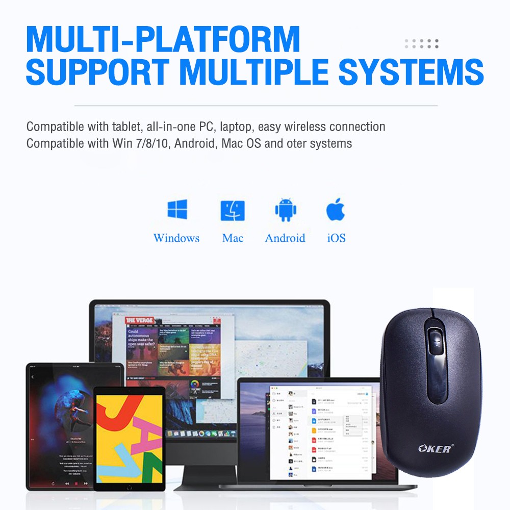 K-289 OKER KEYBOARD+MOUSE Wireless KB-KM-OK-K289B