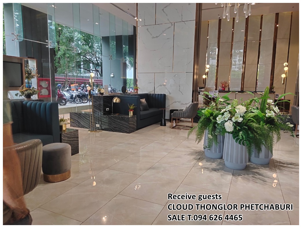 SALE CLOUD THONGLOR PHETCHABURI Cloud ทองหล่อ-เพชรบุรี 2 bed 53.68 ตร.ม. Built-in furniture ชั้น 17