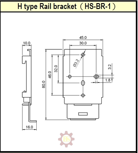 FOTEK: Heat Sink HS-BR-1
