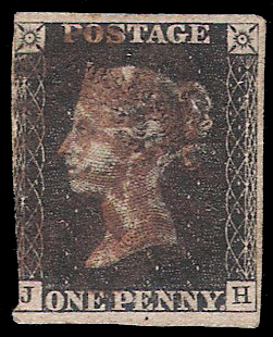 1840 Black Penny