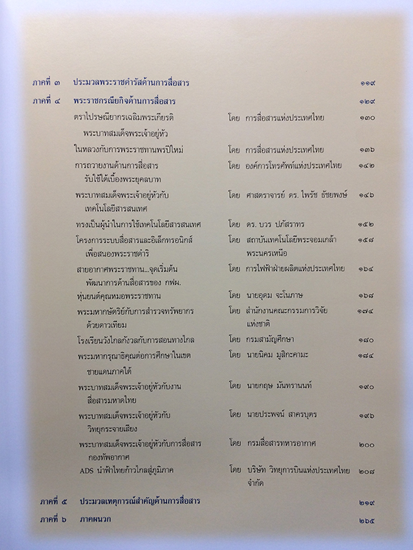 เฉลิมพระเกียรติพระบาทสมเด็จพระเจ้าอยู่หัวด้านการสื่อสาร