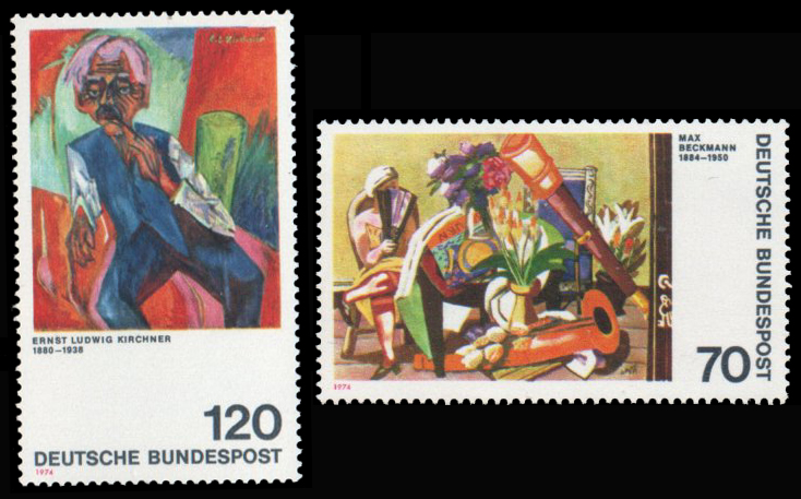 1974 Paintings - German Expressionist