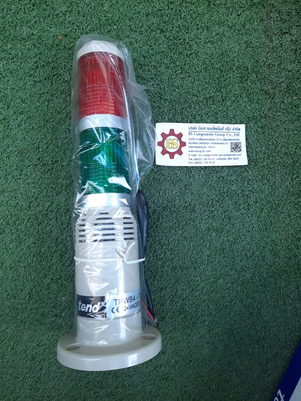 TEND : Towerlight LED 40mm. TPWB4-72RG , G-R 24V ติดต่อเนื่อง, มีไซเรน