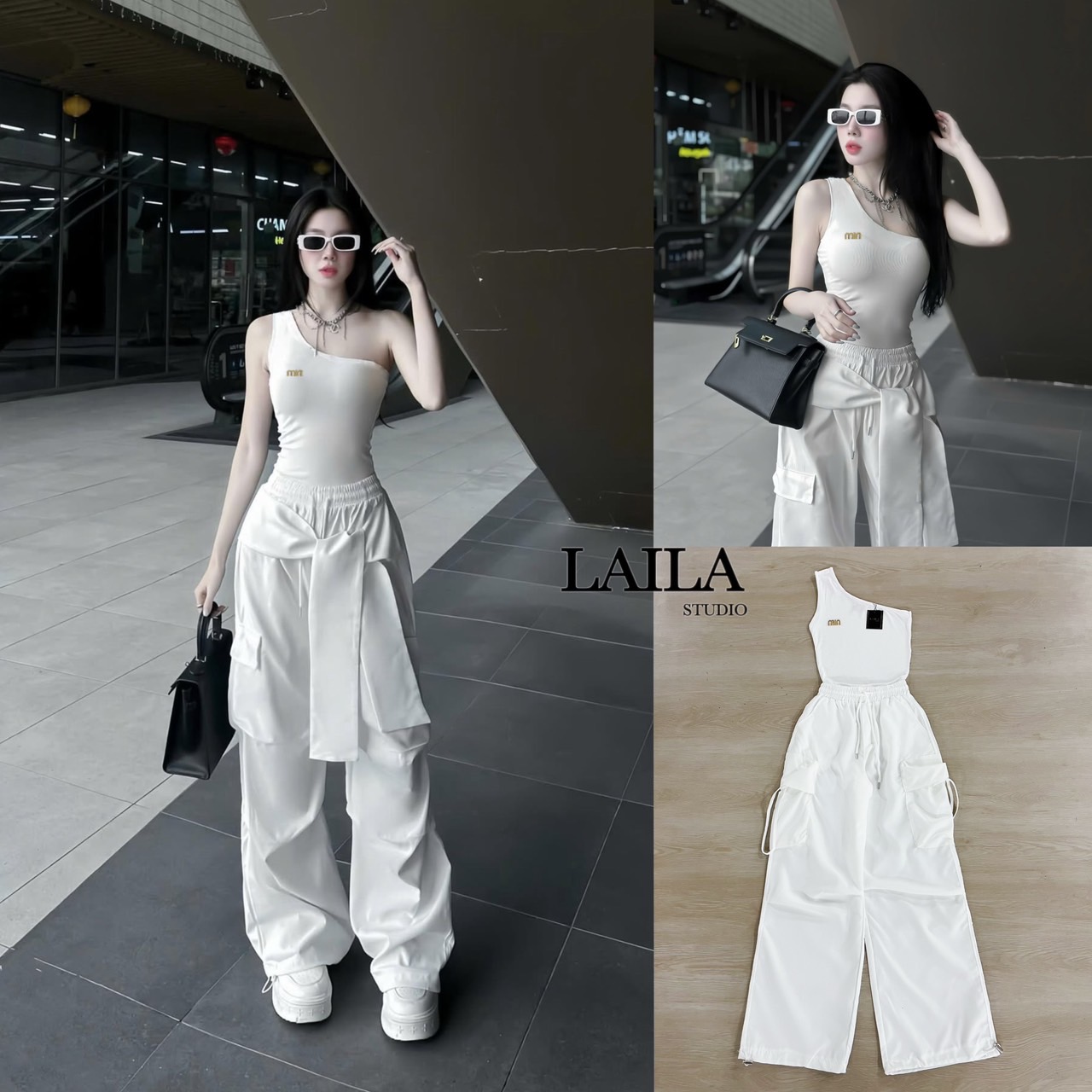 𝐍𝐞𝐰 𝐚𝐫𝐫𝐢𝐯𝐚𝐥 𝐋𝐚𝐢𝐥𝐚 𝐬𝐭𝐮𝐝𝐢𝐨 ♥ Tag : LAILA Detail: SETเสื้อ+กางเกง+เข็มกลัด เสื้อทรง