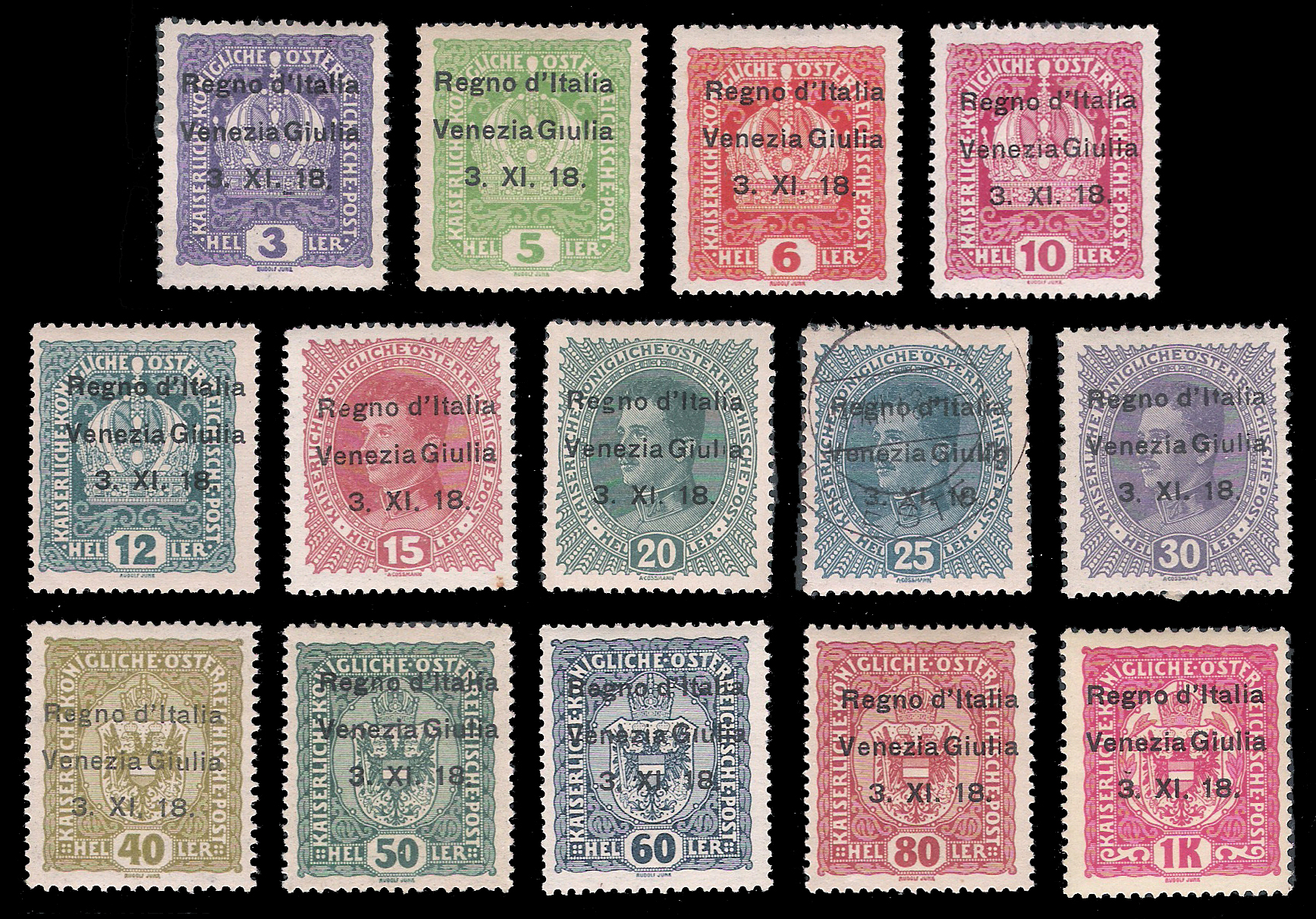 Austria N1-N14