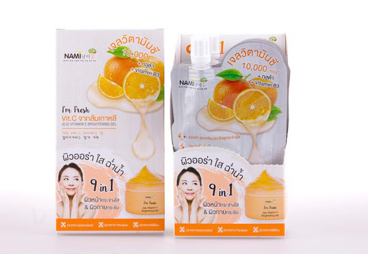 Nami I'm fresh jeju vitamin c brightening gel 30g./6pcs