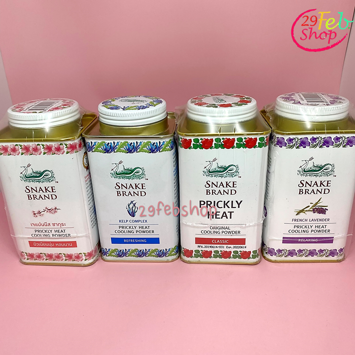 Snake Brand Powder 140g แป้งเย็นตรางู