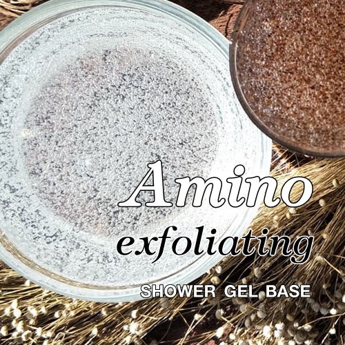 Liquid Soap Base : Amino exfoliating shower gel base เบสเจล อะมิโนสครับผิว พร้อมใช้ Add beads scrub / สำหรับเพิ่มเม็ดบีดส์