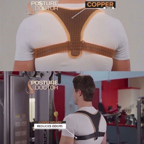 เข็มขัดพยุงหลัง ดัดหลังตรง เสริมบุคลิก POSTURE DOCTOR WH-GE-HE-B2020