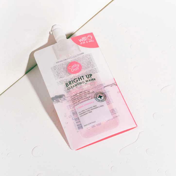 ❤ Cathy Doll Bright Up Cleansing Water เช็ดเครื่องสำอางสูตรน้ำ ไมเซลล่า หมดจด
