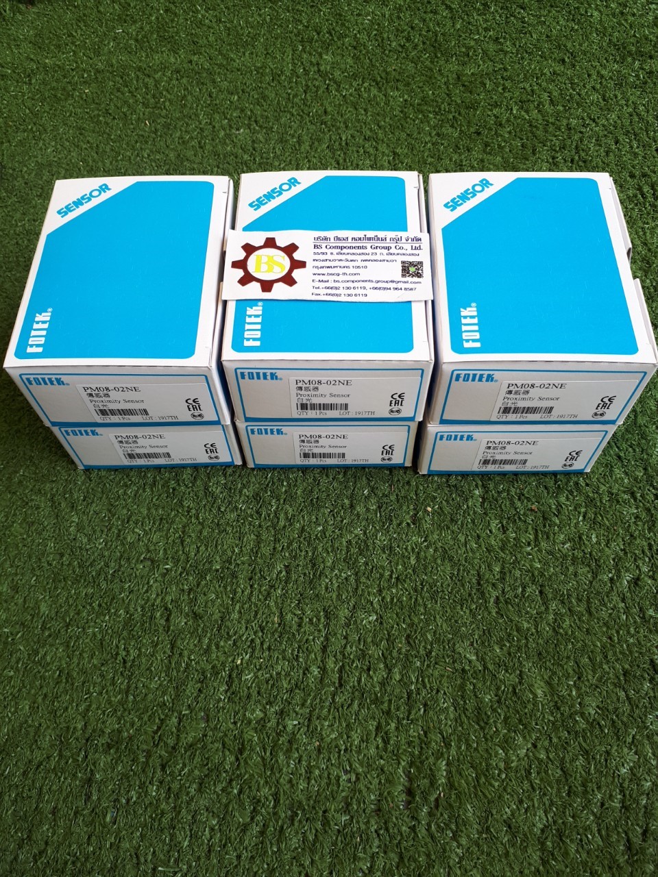 FOTEK : Prox Sw.PM08-02NE 2mm. 24Vdc 3wire NPN,NO