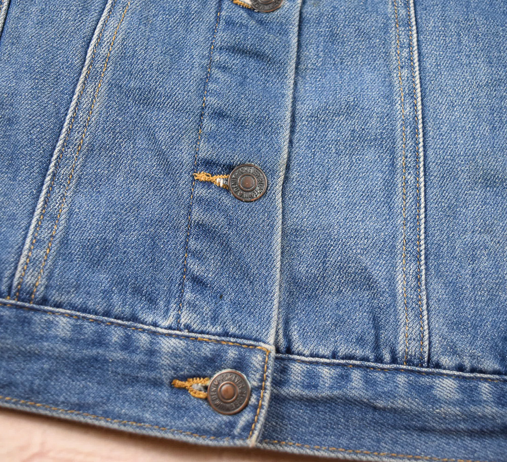 FOREVER21®แท้ อก 38 เสื้อแจ็คเก็ตยีนส์ผู้ชาย ฟอร์เอเวอร์21 สียีนส์ เสื้อแขนยาว เนื้อผ้าดี