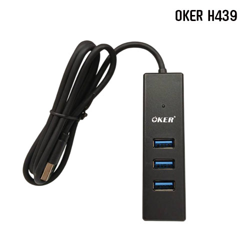 OKER H-439 OKER HUB 4 PORT USB 3.0 H-439 HB-4P-OK-439BK