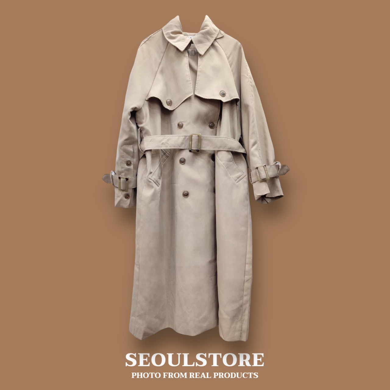 เสื้อโค้ทยาวกันหนาว สวย สไตล์เกาหลี เนื้อผ้าดีมาก รับประกันคุณภาพค่ะ