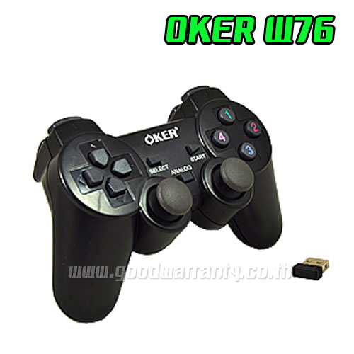 OKER W76 WIRELESS JOY OKER เดี่ยวสั่น 2.4Ghz W76 JO-OK-11-WFW76