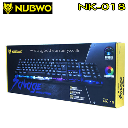 NUBWO NK018 SAVAGE NUBWO KEYBOARD GAMING NK15 SKU-01722