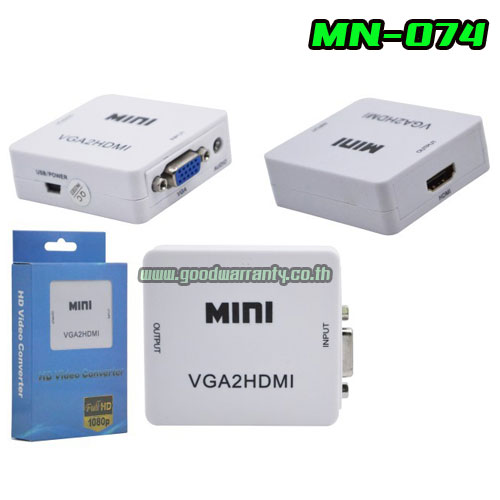 MN-074 VGA F to HDMI F CONVERTER FULL HD 1080P MN074 CV-GO-XX-MN074