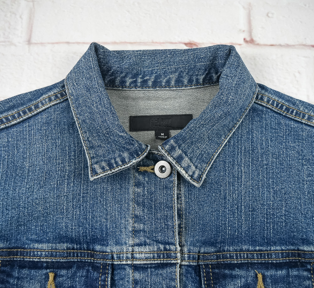 UNIQLOแท้ รอบอก 34 เสื้อแจ็คเก็ตยีนส์ ผู้หญิง ยูนิโคล่ สียีนส์ เสื้อแขนยาว เนื้อผ้าดี