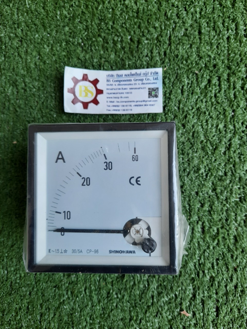 Shinohawa : Amp Meter CP96 AC ต่อผ่าน CT 30/5A (MT912)