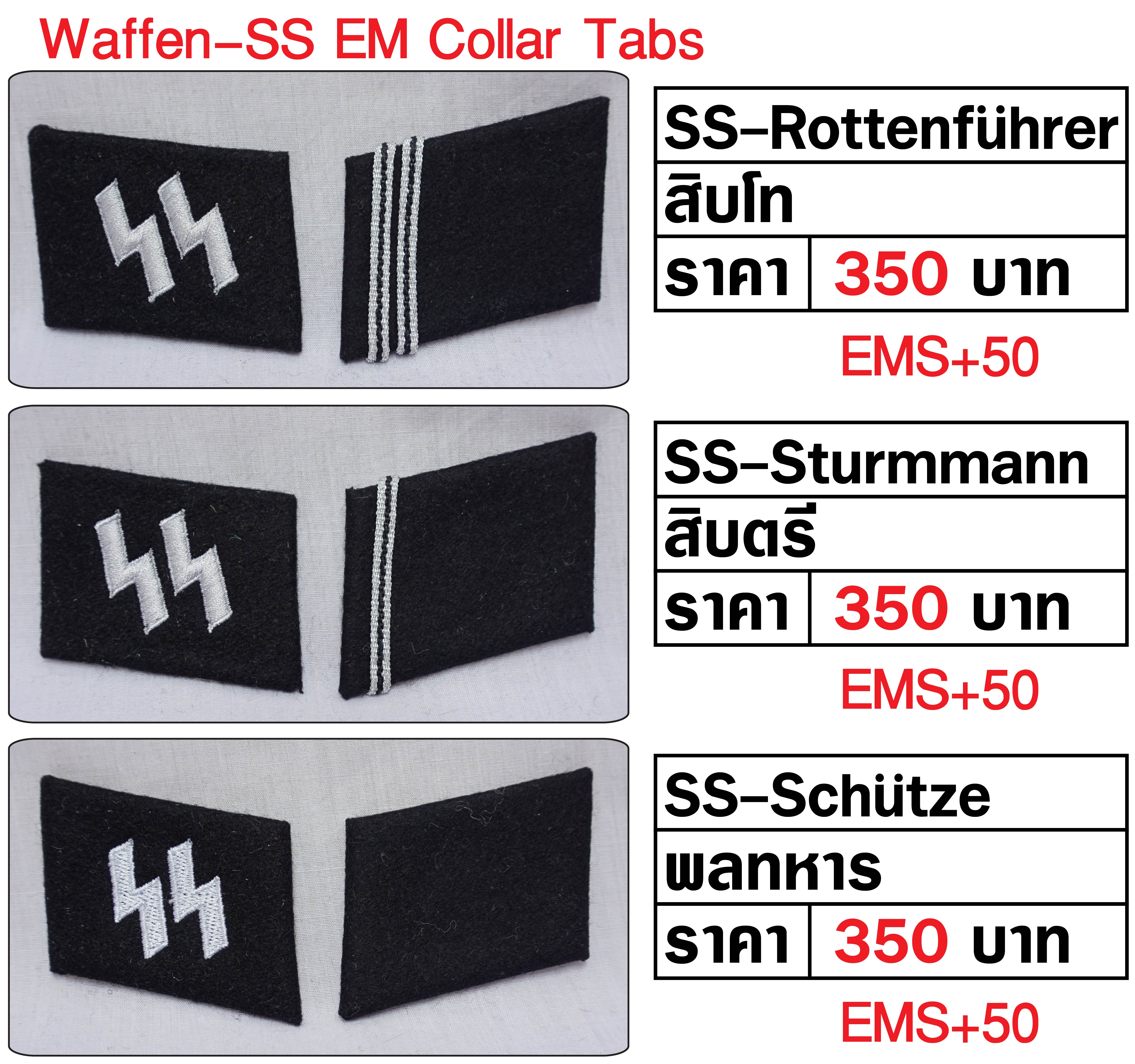 SS EM Collar Tabs