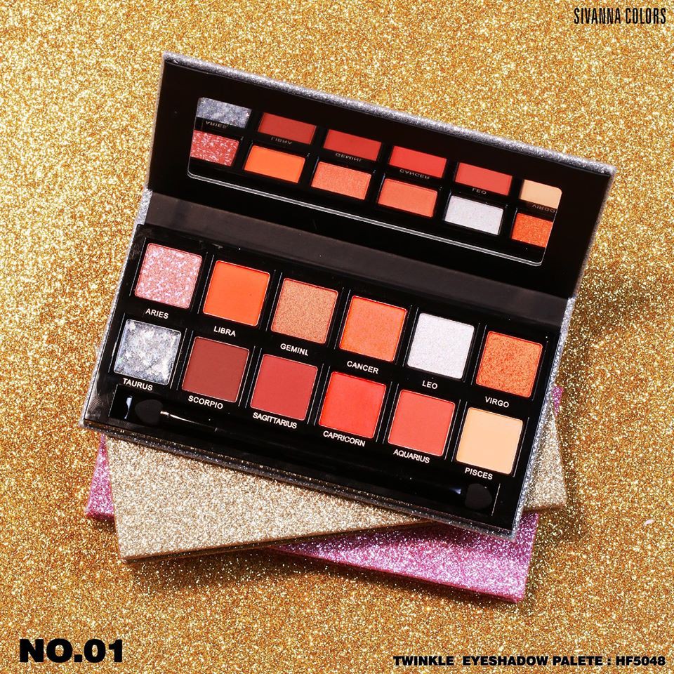 Sivanna Colors Twinkle Galaxy Eyeshadow Palette HF5048 ซีเวียน่า อายแชโดว์ พาเลท