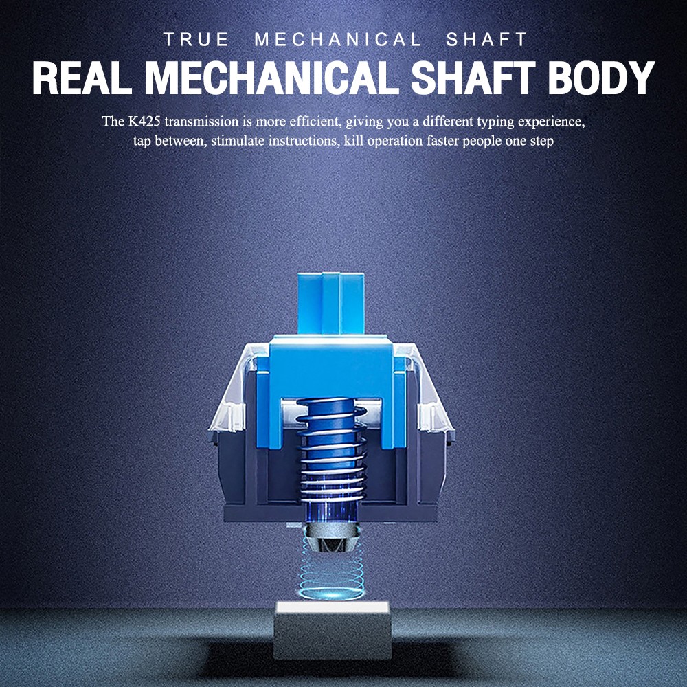 OKER K425 คีย์บอร์ด Mechanical Blue switch คุณภาพสูง SKU-02439