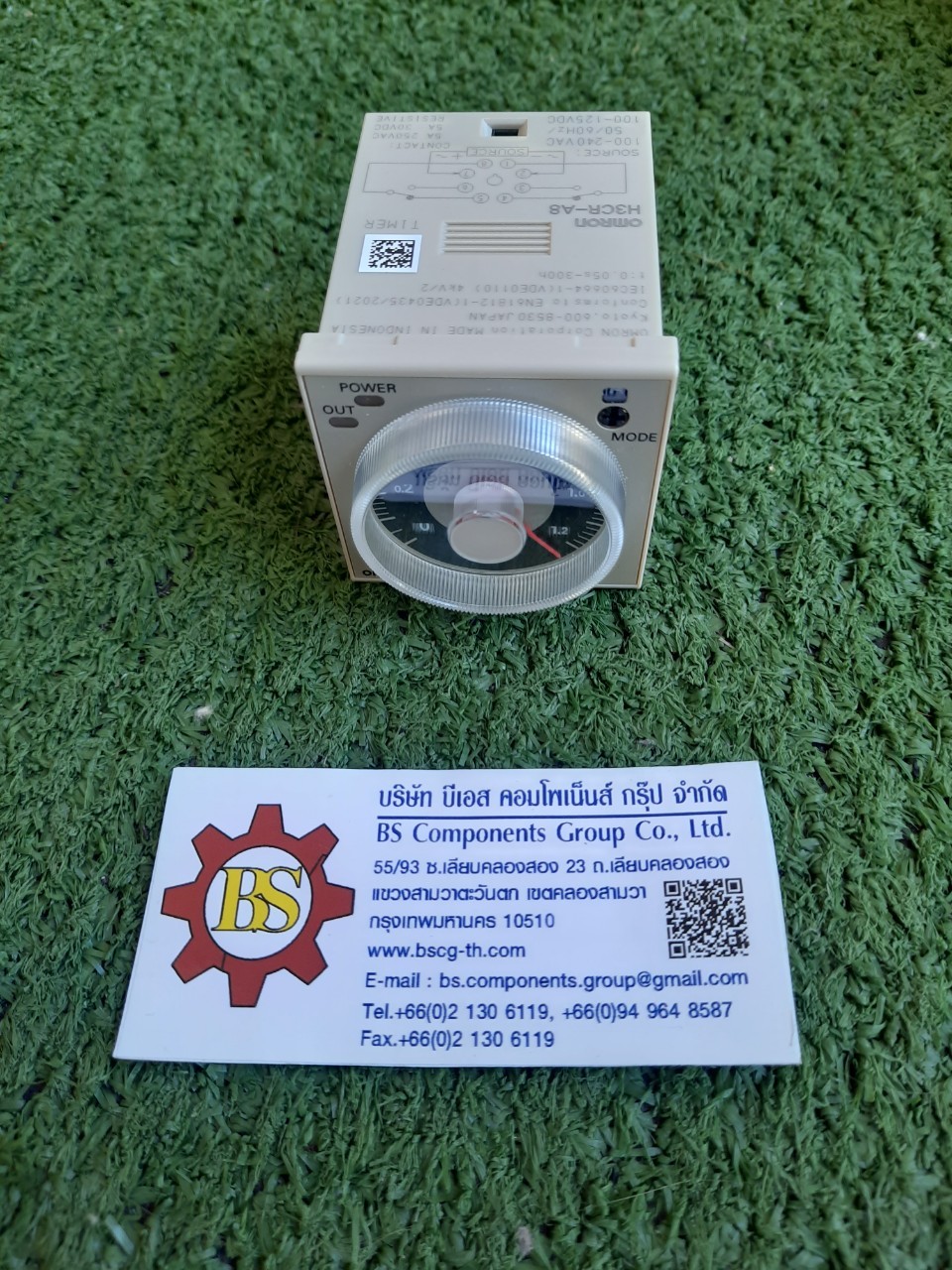 OMRON : ไทเมอร์ H3CR-A8 100-240Vac