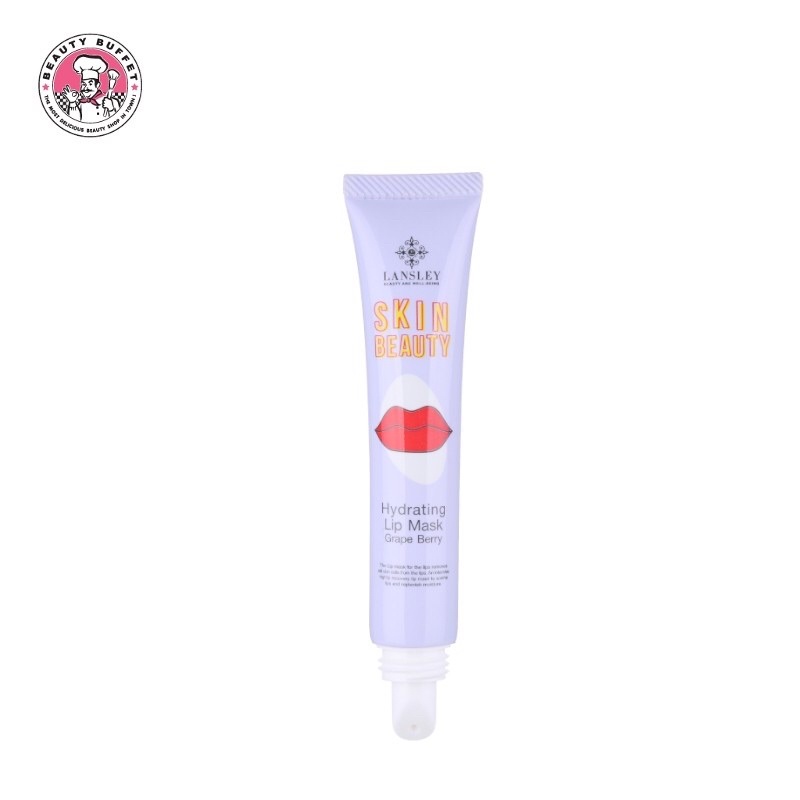 BEAUTY BUFFET LANSLEY SKIN BEAUTY HYDRATING LIP MASK 17 g มี 2 สูตร Red berry / Grape berry สิปมาส์ก