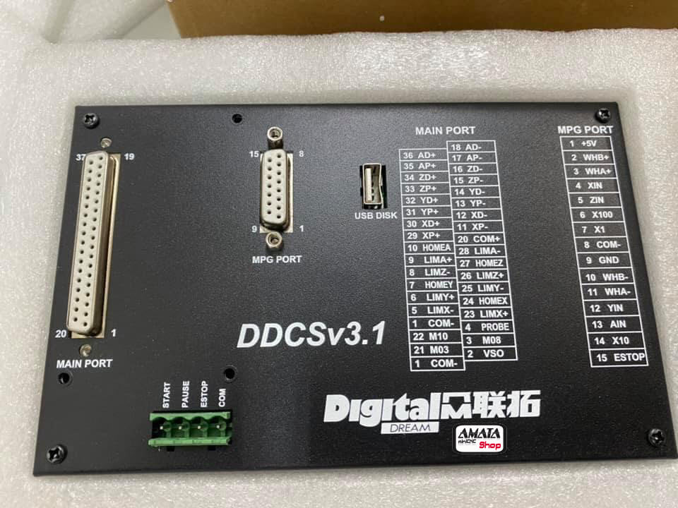 DDCSV3.1 + MPG 4 Axis+ Terminal wiring + USB Flashdrive