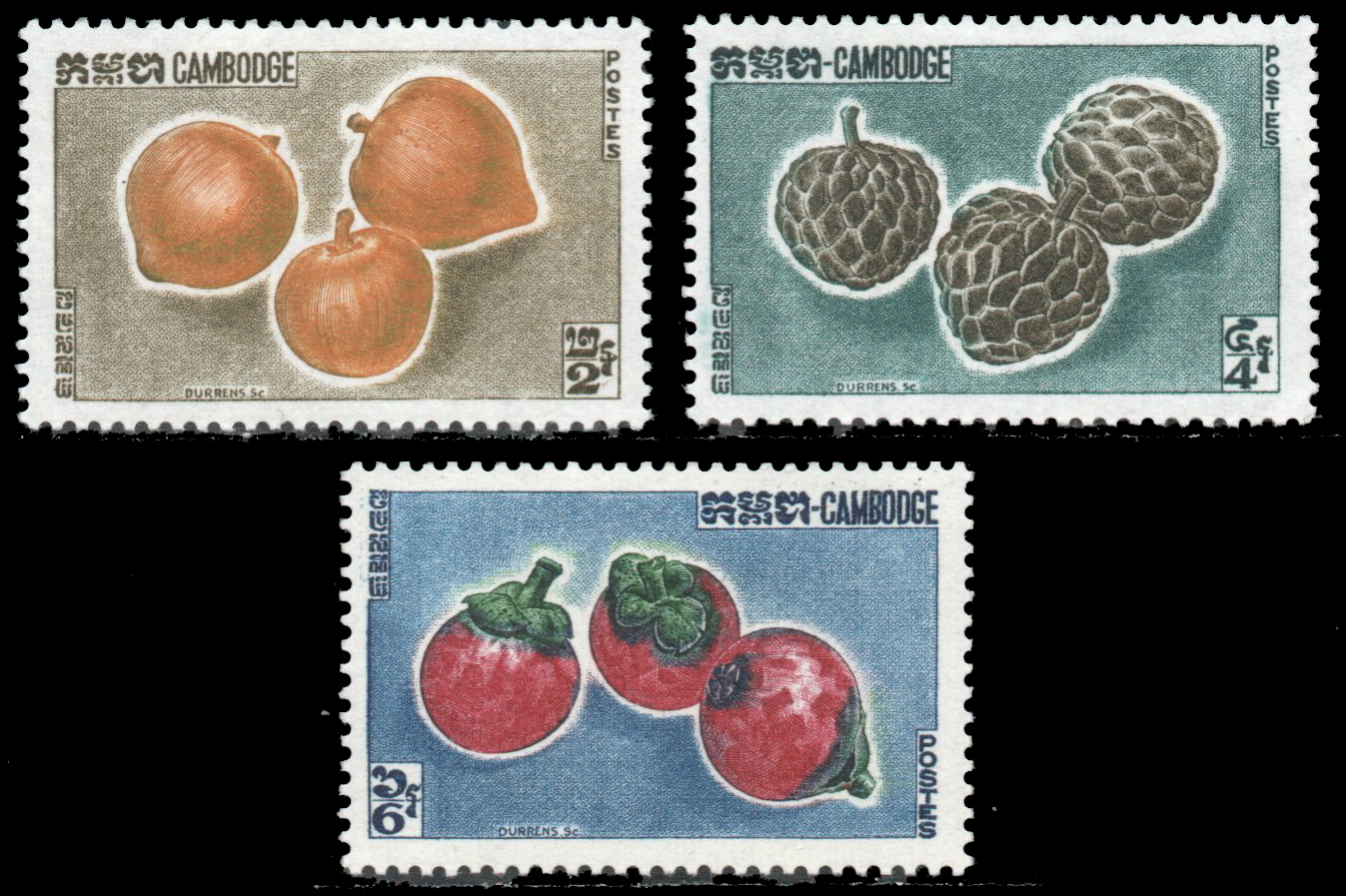 1962 Cambodian Fruits