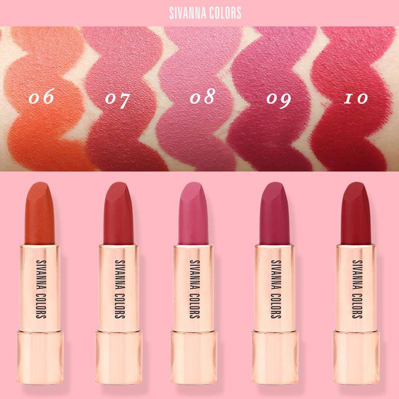Sivanna Colors Diamond Velvet Matte Lipstick HF6019 ซีเวียน่า ลิปไดม่อน