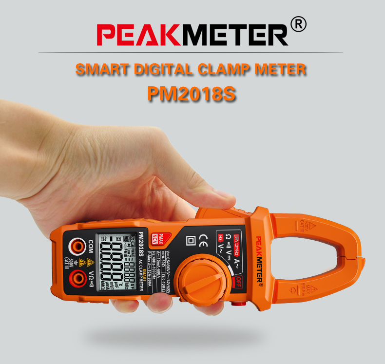 PM2018S Smart AC Digital Clamp Meter *(สินค้ารับประกัน 1ปี)*