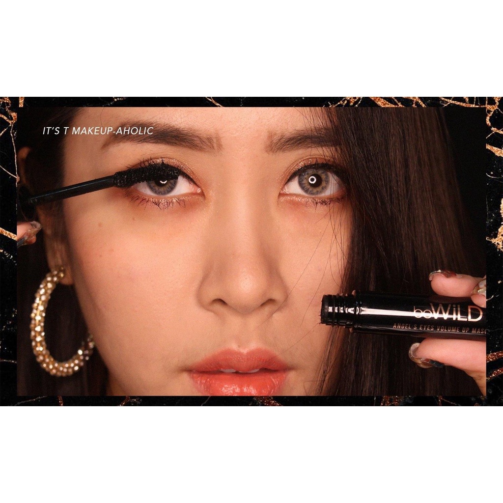 (1ชิ้น) beWiLD Angel’s Eyes Volume Up Mascara มาสคาร่า (No.10 BLACK)