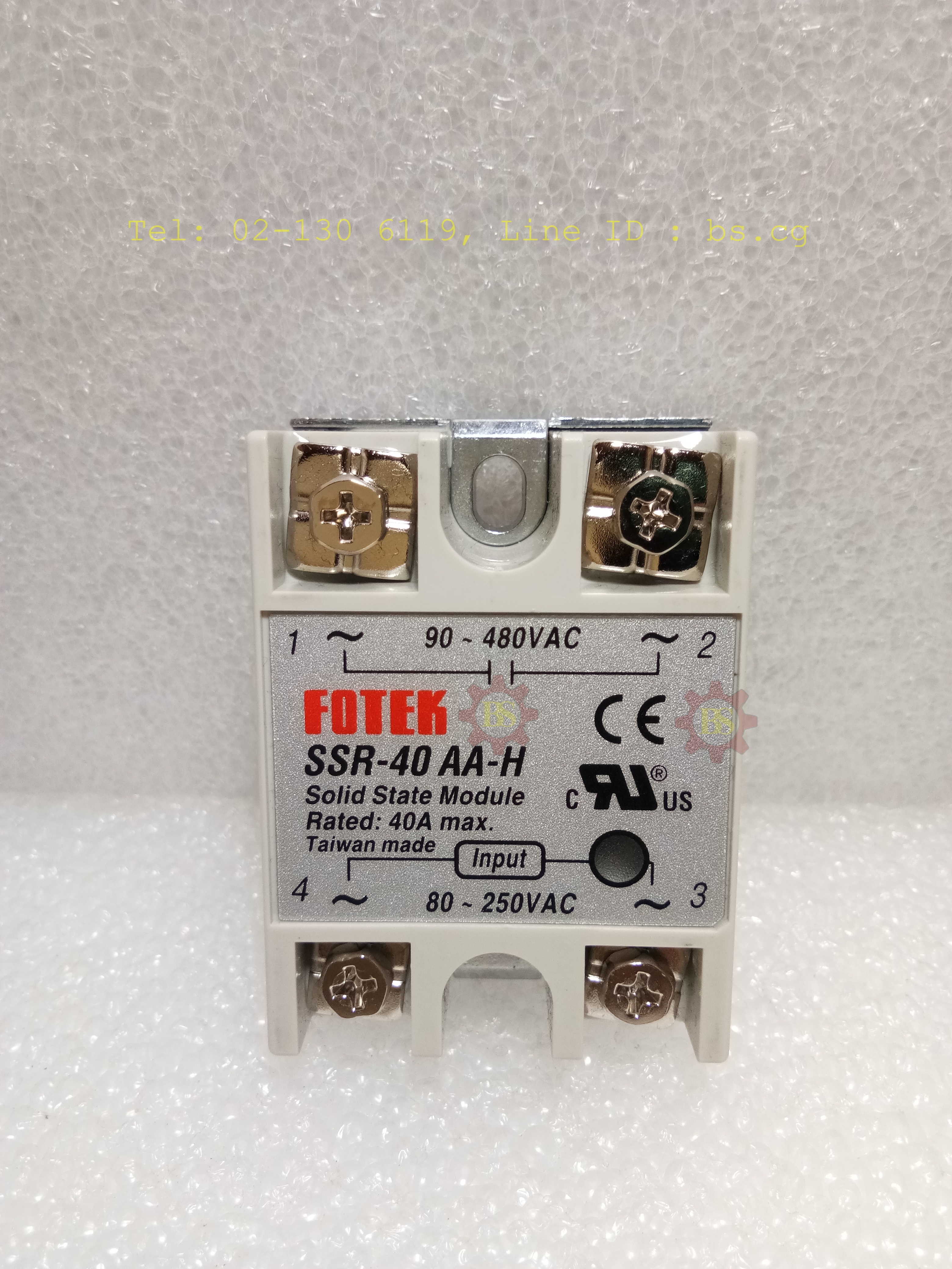 FOTEK : Solid State Module Rated: 40A max. SSR-40 AA-H
